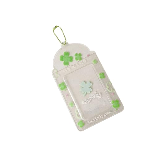 Zqxnt Cartoon Photo Card Sleeve Wasserfestes PVC Kartenabdeckungen 3inch Hülle Fotothotte Für Beutelschlüsselketten Charm Mehrzweckhülle von Zqxnt