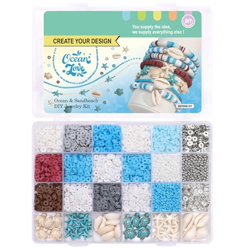 Zqxnt Clay Perlen Sortimente Perlen Armband Charme Halskette Komponente Perlenzubehör Für Schüler Und Handwerker Clay Crafting Set Geeignet von Zqxnt