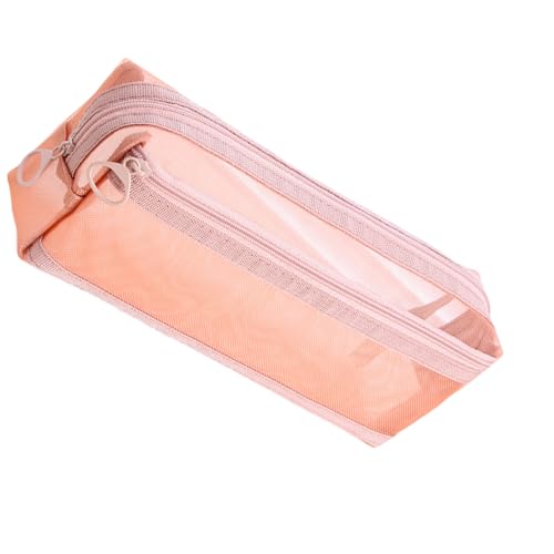 Zqxnt Clear Pencil Case Große Kapazität Doppelschicht Bleistiftbeutel Pen Organisatoren Tasche Für Schülerinnen Und Make Up Make Up Tasche Tragbare Stift Organisatoren von Zqxnt