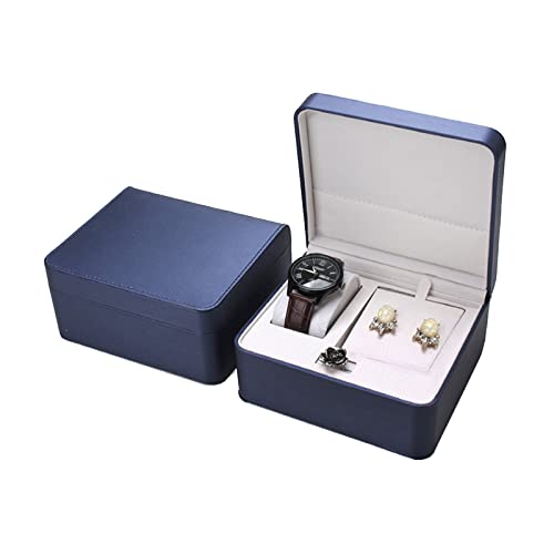 Zqxnt DREI Teiliger Anzug Schmuck Display Case PU Leder Schmuck Aufbewahrungsbox Tragbare Halskette Ohrringe Container Uhren Kase Für Männer Frauen von Zqxnt