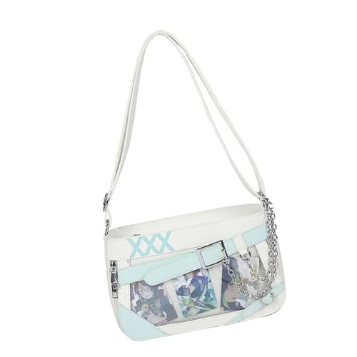 Zqxnt Damenabzeichen Display Tasche PU Leder Crossbody Tasche Große Schulter Mit Verstellbarem Riemen Für Arbeitsschule Und Reisemote Schulter Zqxnt Damenabzeichen Display Tasche PU Leder Crossbody Tasche Große Schulter Mit Verstellbarem Riemen Für Arbeitsschule Und Reisemote Schulter von Zqxnt