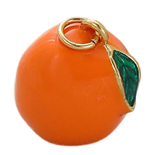 Zqxnt Delicate Metal Fruit Collection Anhänger Halskette Armbandkomponenten Vielseitige Orangenform Für Stilvolle Schmuck Halskette Armbandkomponenten von Zqxnt