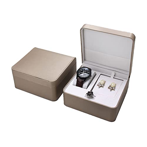 Zqxnt DREI Teiliger Anzug Schmuck Display Case PU Leder Schmuck Aufbewahrungsbox Tragbare Halskette Ohrringe Container Uhren Kase Für Männer Frauen von Zqxnt