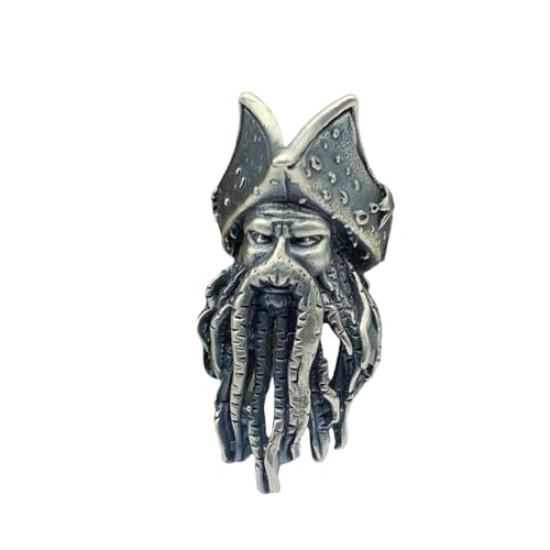 Zqxnt Einzigartiger Sea King Anhänger Schlüsselring Schmuck Detaillierte Messing Messing Messingstruktur Für Schlüsselanhänger Oder Paracord Zubehör von Zqxnt