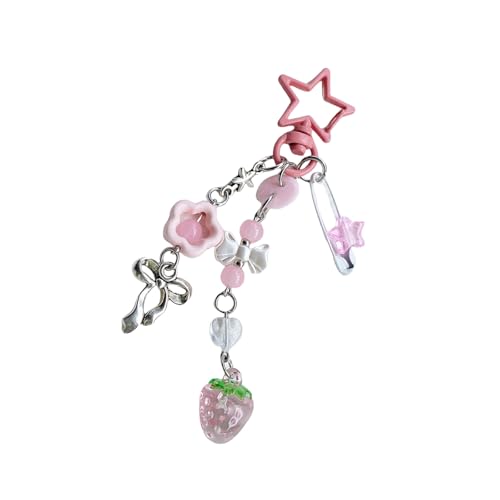 Zqxnt Elegant Love Star Bowknot Charme Für Modeaccessoires Key Holder Bastelmittel Besondere Anlässe Trendy Key Accessoire von Zqxnt
