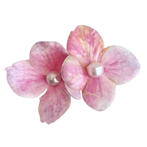 Zqxnt Elegante Blumenhaarclipseite Barrette Bequeme Seite Haarnadel Verstellbares Haar Clip Haar Schmuck Für Frau Modische Blumenhaarstücke von Zqxnt