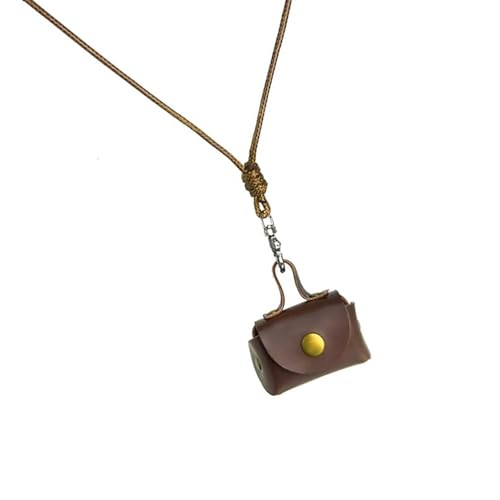 Zqxnt Elegante Robuste Leder Halskette Brieftasche Für Ohrhörer Und Münzspeicher Praktische Designs Für Den Täglichen Komfort Verwenden Kleine Geldbörse von Zqxnt