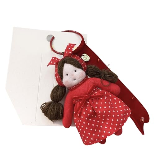 Zqxnt Entzückende Rötung Plüschpuppen Multifirtional Hanging Anhänger Luck Keyring Plüsch Textur Geeignet Für Jedes Festival Dekoration Accessoire von Zqxnt