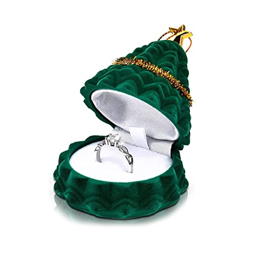 Zqxnt Halskette Display Weihnachtsschmuck Für Vorschlag Engagement Hochzeit Zeremonie Jubiläum Geschenke Ringspeicher Mit Deckel von Zqxnt