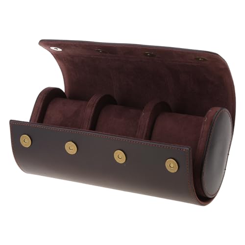 Zqxnt Handgefertigte Watch Rolls Box Travel Watch Roll Mit Velvets Armbandwatchhalter Ringe Displayhüllen Für Männer Erwachsene Uhren Rollbeutel von Zqxnt
