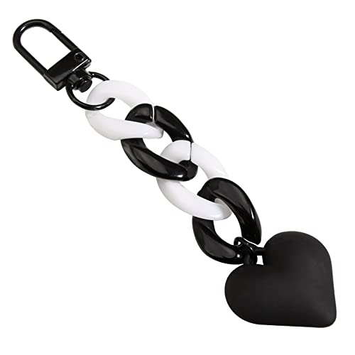 Zqxnt Herz Niedliche Schlüsselkette Keyrings Gedenkschlüsselketten Plastikmaterial Schlüssel Ringe Autoschlüssel Schmuck Geschenk Für Frauen Mädchen Plastik Herz Keychain von Zqxnt