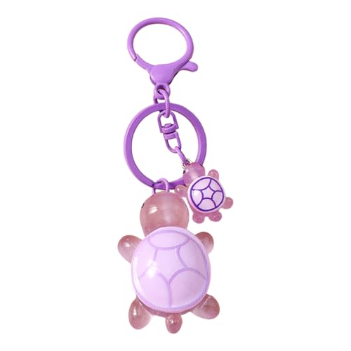 Zqxnt Leichte Schildkrötenschlüsselende Tierform Keychain Geldbörse Charme Tortoise Rucksackzubehör Für Trendige Frauen Und Teenager Telefon Charme Zubehör von Zqxnt