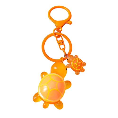 Zqxnt Leichte Schildkrötenschlüsselende Tierform Keychain Geldbörse Charme Tortoise Rucksackzubehör Für Trendige Frauen Und Teenager Telefon Charme Zubehör von Zqxnt