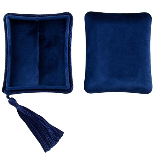 Zqxnt Luxuriöse Tragbare Plush Schmuckschatulle Plush Travel Juwelry Box Für Frauen Praktische Schmucklager Organisatoren von Zqxnt