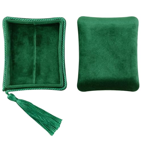 Zqxnt Luxuriöse Tragbare Plush Schmuckschatulle Plush Travel Juwelry Box Für Frauen Praktische Schmucklager Organisatoren von Zqxnt