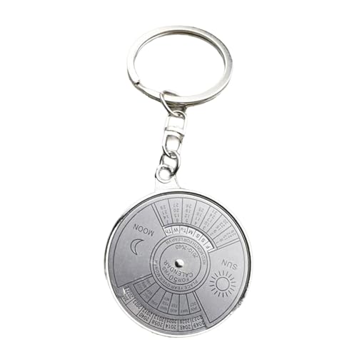 Zqxnt Mode Compasses Schlüsselbund Mit Integriertem Perpetuals Kalender Geeignet Für Die Tägliche Verwendung Kalender Keychain Geben von Zqxnt