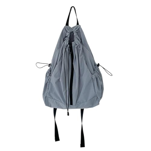 Zqxnt Multifunktionaler Rucksack Für Frauen Ruched Draw String Rucksack Schule Großkapazität Reisen Frauen Draw String School Girl Travel von Zqxnt