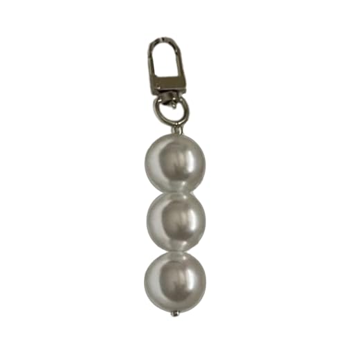 Zqxnt Perlen Telefon Charme Accessoire Acryl Perlen Keychain Elegantes Schlüsselanhänger Stylish Geschenk Für Trendige Frauen Und Teenager Elegante Schlüsselkette von Zqxnt