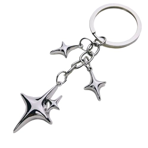 Zqxnt Praktisch Sternförmiger Schlüsselring Einzigartiger Keyring Metallhandtasche Hanghänge Anhänger Dekorion Für Mode Enthusiasten Leichter Schlüsselhalter von Zqxnt