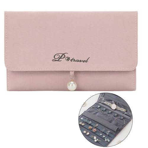 Zqxnt Reiseschmuck Organisatoren Rollen Taschen Compact Watch Storage Hülle Für Halsketten Ohrringe Ringe Armbänder Geschenk Für Frauen Schmuck Geschenk Für Mädchen von Zqxnt