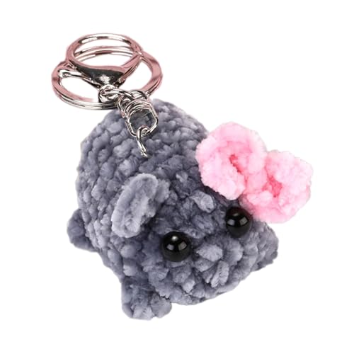 Zqxnt Robuster Legierung Hamster Schlüsselbund Anhänger Mit Eleganten Designs Tragbarer Plüschschlüsselhalterhandwerksvorräte Für Alle Altersgruppen Mode Keychain von Zqxnt