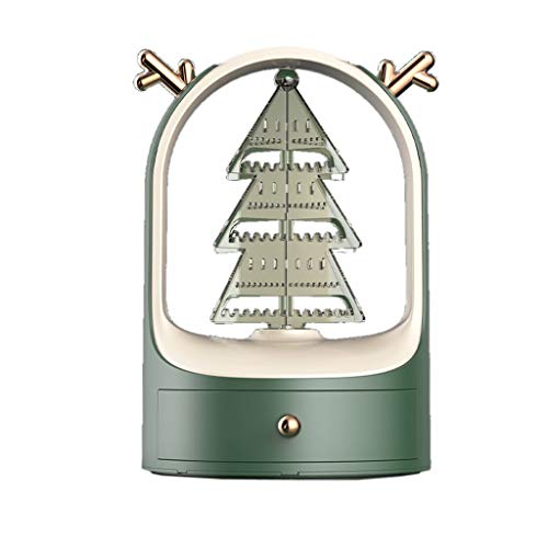 Zqxnt Rotierender Ohrring Elch Antlers Form Ohrringhalter Jewerly Display Steht Juwelierschachtel Metal Jewlery Holder Für Frauen von Zqxnt