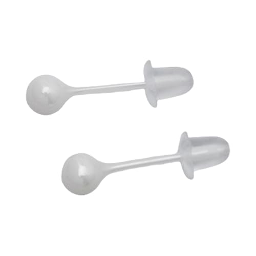 Zqxnt Runde Bioceramics Bioplast Ohr Nasenstollen Piercing Retainer Craft Of Sturdy Materials Schmuckzubehör Keramikgefühl Ohrringe von Zqxnt