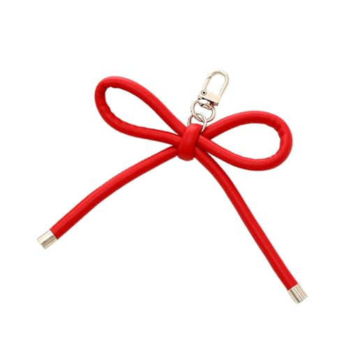Zqxnt Stilvolle Robuste PU Leder Bowknot Schlüsselbund Die Vintage Stile Umarmen von Zqxnt