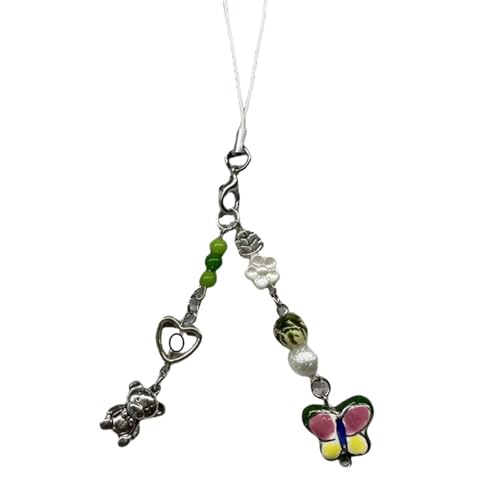 Zqxnt Sweet Bear Figur Key Schöne Bär Figur Keyring Telefongurtkette Geeignet Für Frauenzubehör Kleine Leichte Schlüsselring von Zqxnt