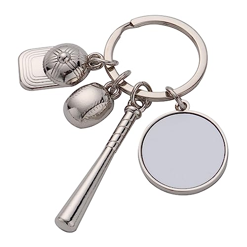 Zqxnt Thermaltransfer Leere Verbrauchsmaterial Metallschlüsselung Für Schlüsselanhänger Schlüsselbund Roman Geschenk Für Geburtstag Weihnachten Sublimation Blanker Schlüsselbund Metall von Zqxnt