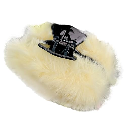 Zqxnt Vielseitiges Haar Accessoire Elegante Acrylhaarpins Kunsthaarclip Barrette Krabben Kopfbedeckung Für Frauen Haarzubehör Braune Haarklaue von Zqxnt