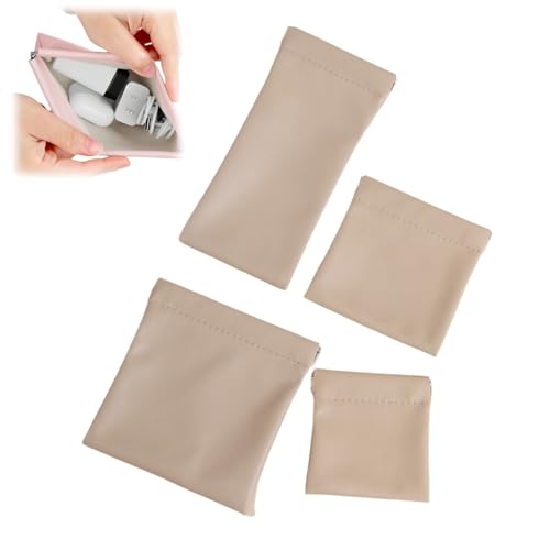 Pouchic - Personalized Snap Closure Leather Organizer Pouch, New Pouchic Leather Organizer, Auto Snap Closure (Khaki) von ZrdlqlLcjxy