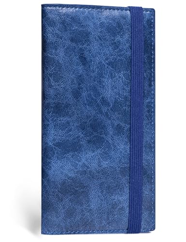 Zreal Scheckhefthülle mit RFID-Blockierfunktion für Damen und Herren, Distressed Blue, Stilvoll Zreal Scheckhefthülle mit RFID-Blockierfunktion für Damen und Herren, Distressed Blue, Stilvoll von Zreal