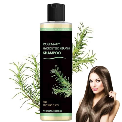 Rosemary Hydrolyzed Keratin Shampoo, Rosemary Leaf Oil Shampoo, Cleansing Conditioner for Stronger, Soft and Fluffy for Men and Women Cleansing Conditioner 100ml/3.38oz (1pcs) von Zrfjfgksw