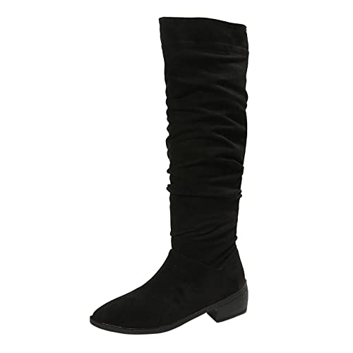 Damen Stiefel Outdoor Winterstiefel Schneestiefel Flache Warme Boots Winter Stiefeletten Schuhe Damenschuhe Arbeitsschuhe Winterboots Kurzschaft Stiefel für Damen Flach rutschfeste Wanderschuhe A220 von Zshosam