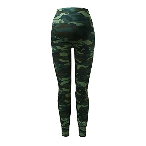 Zshosam Winter Jeggings Damen Hose Casual Camouflage Hose Umstandshose Damen Lounge Bequeme Dehnbare Umstandshose Damen Stillshirt Sommer Frau Schwangere Mutter Kleidung Sommer Umstandsmode von Zshosam