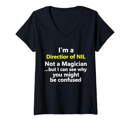 Damen Direktor des Nil Manager Officer Compliance Coordinator Sport T-Shirt mit V-Ausschnitt Damen Direktor des Nil Manager Officer Compliance Coordinator Sport T-Shirt mit V-Ausschnitt von ZtJNBWtXHYBLWJHBSY Creations Co