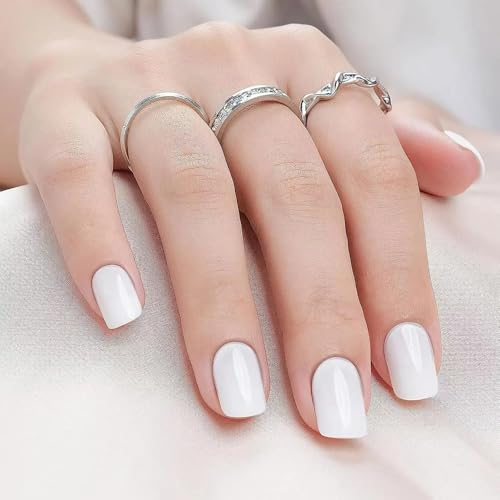 Ztcily Künstliche Nägel, kurz, weiß, quadratisch, französisch, mit Kleber, für Damen, Mädchen, Zubehör oder Geschenkidee für Hochzeit, Geburtstag, Valentinstag, Weihnachten Ztcily Künstliche Nägel, kurz, weiß, quadratisch, französisch, mit Kleber, für Damen, Mädchen, Zubehör oder Geschenkidee für Hochzeit, Geburtstag, Valentinstag, Weihnachten von Ztcily