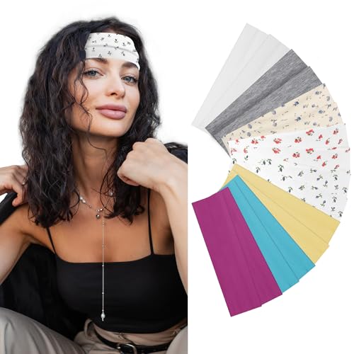 16 Stück Stirnbänder für Damen, rutschfest, stilvolle Sport-Haarbänder für Damenhaar, weiches Baumwolltuch, dehnbare Stirnbänder für Damen, für Yoga, Outdoor-Übungen, Laufen 16 Stück Stirnbänder für Damen, rutschfest, stilvolle Sport-Haarbänder für Damenhaar, weiches Baumwolltuch, dehnbare Stirnbänder für Damen, für Yoga, Outdoor-Übungen, Laufen von Ztomine