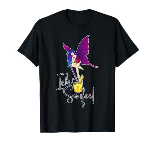 Saufee Mädelsabend Mädelsrunde Mädelsparty Feen Deko Mädels T-Shirt Saufee Mädelsabend Mädelsrunde Mädelsparty Feen Deko Mädels T-Shirt von Zu Vino sag ich nie no - in dubio Prosecco