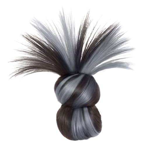 Zuasdvnk Haarklammer für Damen, Haarklammer, kurzer Pferdeschwanz, gefiederte synthetische Perücke für schnelles Styling, Hochsteckfrisur, tägliches Tragen von Zuasdvnk