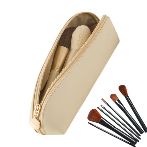 Zuasdvnk Make-up-Tasche für Damen, Aufbewahrungs-Kosmetiktasche, tragbar, multifunktional, PU-Kulturbeutel, große Kapazität, Make-up-Pinsel-Organizer für Camping, Pinseltasche:, Refer to description Zuasdvnk Make-up-Tasche für Damen, Aufbewahrungs-Kosmetiktasche, tragbar, multifunktional, PU-Kulturbeutel, große Kapazität, Make-up-Pinsel-Organizer für Camping, Pinseltasche:, Refer to description von Zuasdvnk