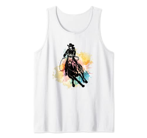 Westernreiter Damen Cowgirl Pferdefrau Pferd Westernreiten Tank Top Westernreiter Damen Cowgirl Pferdefrau Pferd Westernreiten Tank Top von Zubehör Westernreiten Geschenke Westernreiter