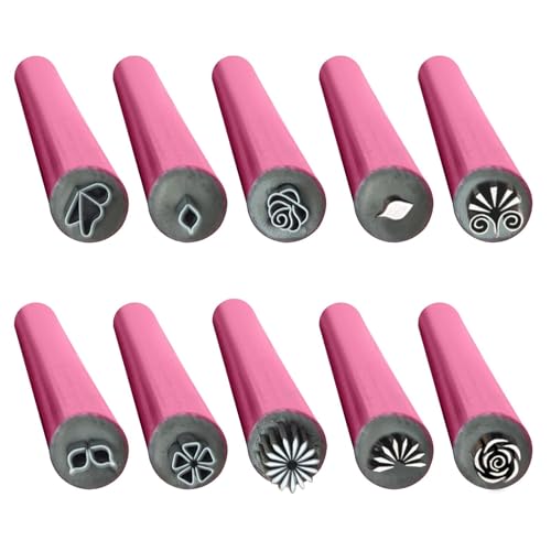 10 Stück Nagelstift Nagelstempel Set, Nail Arts Stempel Stift, Nagel Stempel Nageldesign, Nail Stamper Tool, Nail Stamp Pen, Stempelstifte Nail Arts Set Für Frauen Und Mädchen von Zubehors