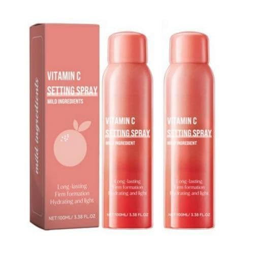 2 Stück Setting Spray Makeup, Oil Control Fixing Spray Make Up, Makeup Fixing Spray For Face Make-up, Make Up Fixierspray Gesicht Damen, Moisturizing & Brightening Für Mädchen Frauen von Zubehors