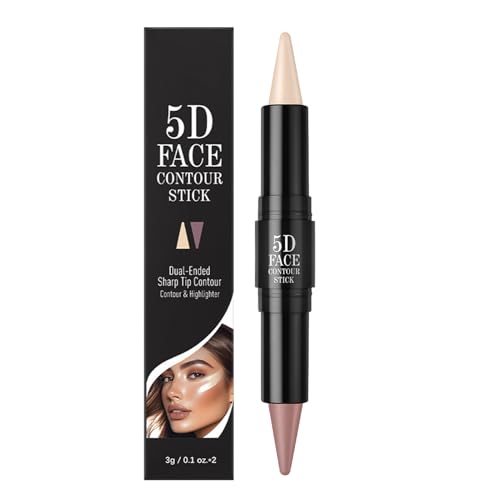 Zubehors 2-in-1 Lidschatten Und Highlighter Natürlich, 5D Duals-Ended Makeup Contouring Stick, Highlighter Stick Konturenstift Mit Zwei Enden, Sofortiges Ergebnis, Formt Und Hellt Auf Zubehors 2-in-1 Lidschatten Und Highlighter Natürlich, 5D Duals-Ended Makeup Contouring Stick, Highlighter Stick Konturenstift Mit Zwei Enden, Sofortiges Ergebnis, Formt Und Hellt Auf von Zubehors