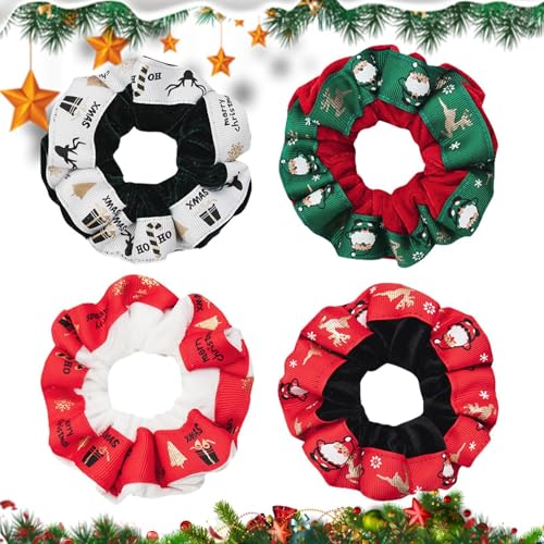 Zubehors Große Haargummis, süße Haargummis - Samt-Haargummis - Weiche Haarbänder als Haardekoration, süßes Haargummi-Set mit Urlaubsaccessoires für Frauen und Mädchen von Zubehors