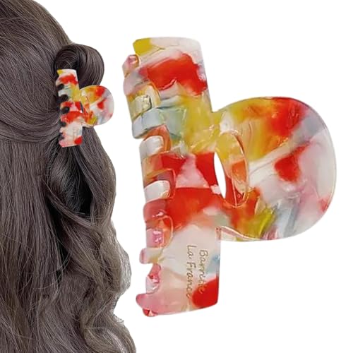 Zubehors Haarklammern, Haarklammern für Frauen - Dicke Haarklemmen - 2,4 Zoll Ästhetic Stylish Starke Hold Anti-Rutsch-Halbhaarklammern für Frauen Mädchen Teen Hochzeitsstyling von Zubehors