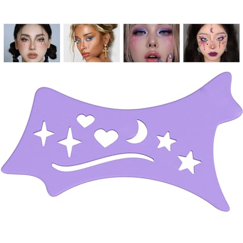 Zubehors Silikon-Eyeliner-Kontur-, Lidschatten- und Eyeliner-Schablonen-Pad mit geflügelter Spitze, Weiche Präzisions-Eyeliner-Schablonen, Contour Eye Liners Guide Wiederverwendbare Reinigungstücher von Zubehors