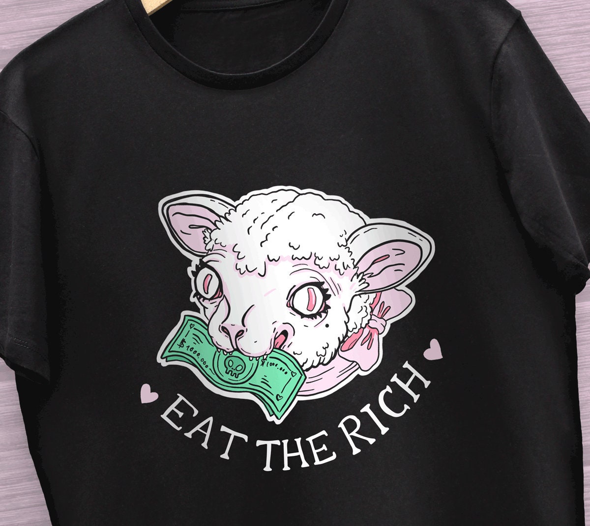 Eat The Rich T-Shirt Eat The Rich T-Shirt von ZubietaIllustration